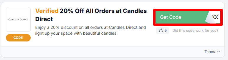 Get your discount code by clicking on the red box
