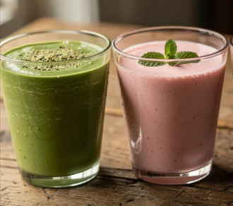 Smoothies made with Hemphash oil from recipes from Hemphash