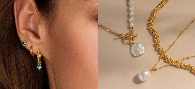 Dower & Hall rings, earrings, necklancees, chains, and more for sale