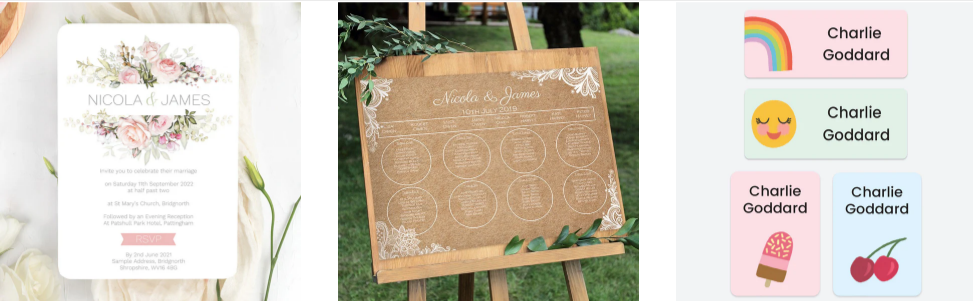 Different products from the Dotty about Paper sale section
