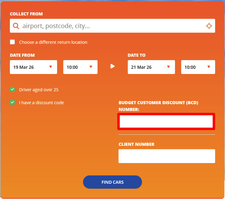 Paste your discount code and watch your booking total drop