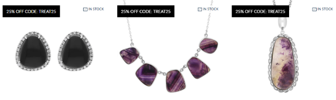 C.W. Sellors gemstone jewellery for customers to purchase online
