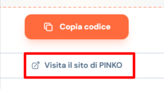 link di collegamento al sito ufficiale PINKO dove poter fare shopping