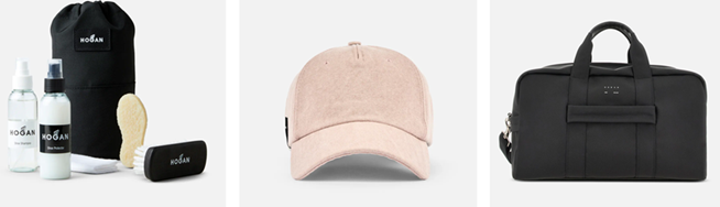 image showing some Hogan accessories