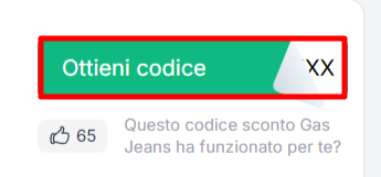 codice sconto Gas Jeans da poter prelevare nella lista dei codici per risparmiare