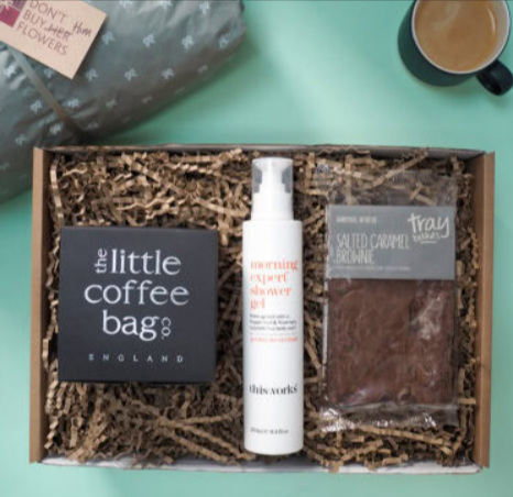 A self care box from Don't Buy Her Flowers