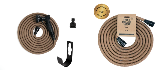 by Benson's two brown pipes with black connectors