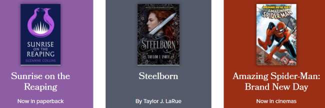 three of themost talked about books in cinema plays and paperback