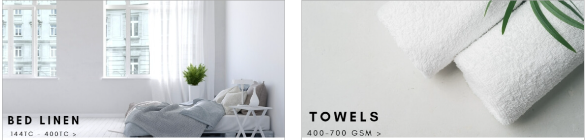 Shop bed linen and towels during a sale