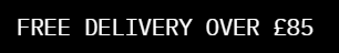 The free delivery banner from the Dickies website.