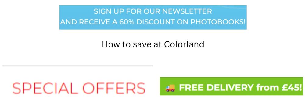 Ways to save at Colorland