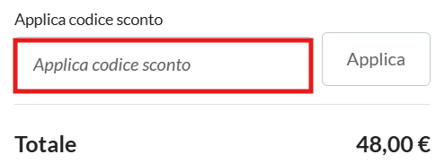codice sconto Musement da poter inserire nella casella dedicata per abbassare il prezzo totale