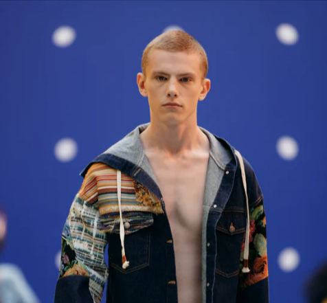 A KSENIASCHNAIDER patchwork jacket