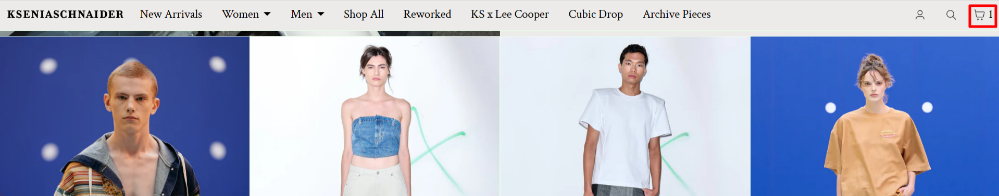 The KSENIASCHNAIDER shopping page