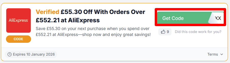Get your code to enjoy a discount