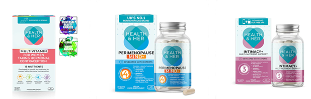 image showing Health and Her multivitamins