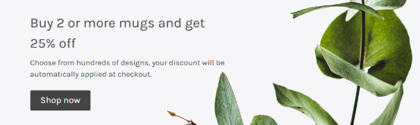 shop mugs buy 2 or more get 25% off