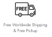 free delivery logo displayed on a white background