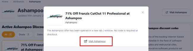 71% Off Franzis CutOut 11 Professional⁠ at Ashampoo