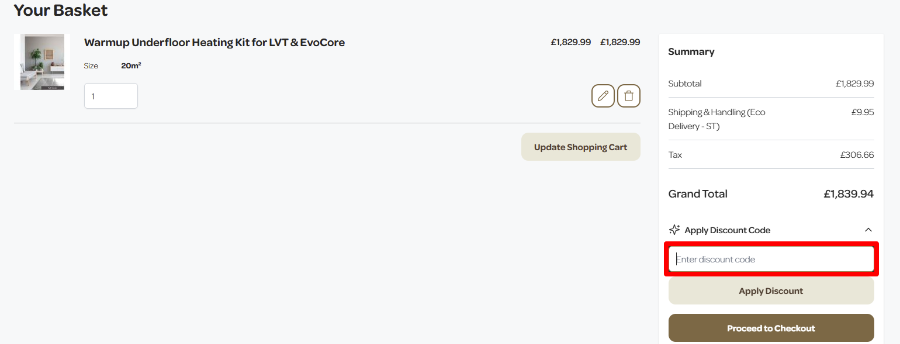 Apply your code to get a price slash