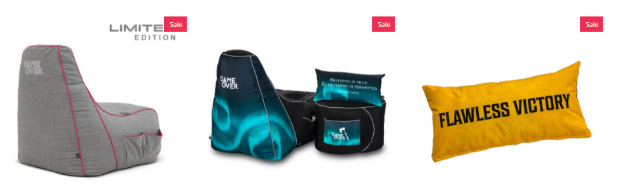Game Over gaming accessories on sale