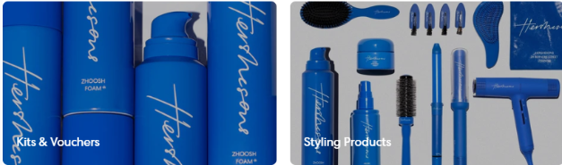 Hershesons categories to shop