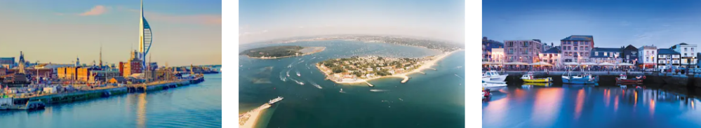Popular ports that you can reach when you book a ferry with Brittany Ferries