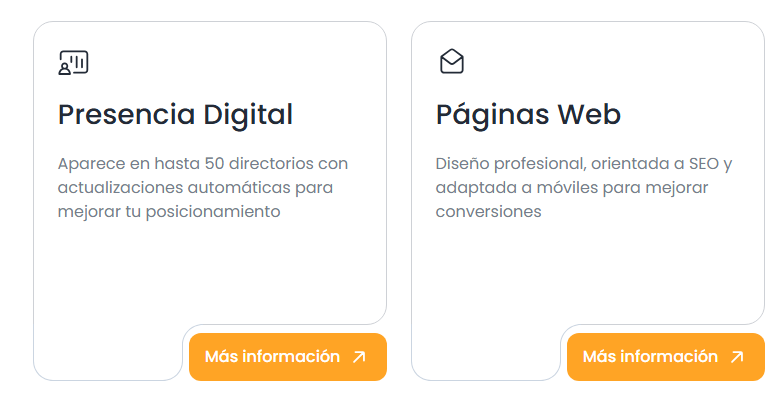 servicios de la marca