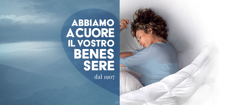 donna che dorme in un letto comprato su DaunenStep con un codice sconto DaunenStep