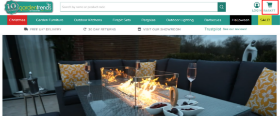 Garden Trends shopping page
