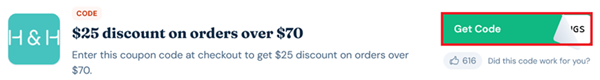 image showing the "Get Code" button