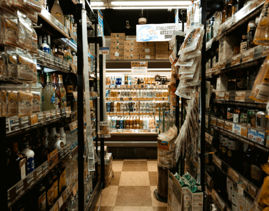 dispensa di cibo e bevande da poter comprare con un codice sconto CosiComodo dal sito CosiComodo