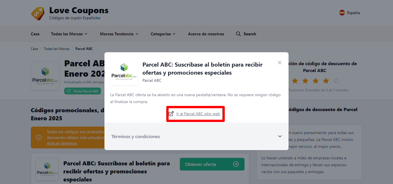 imagen con fondo blanco con enlace para ir al sitio web de la marca