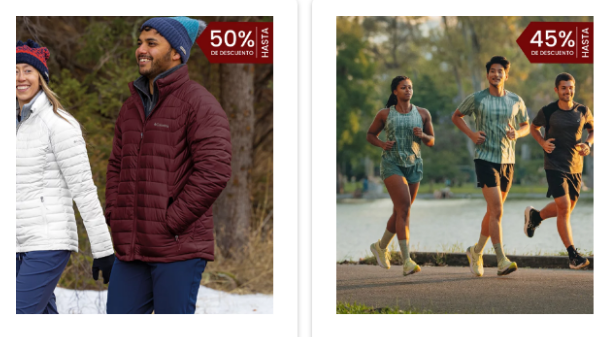 ofertas de atmosfera sport de hasta un 50% de descuento en ropa