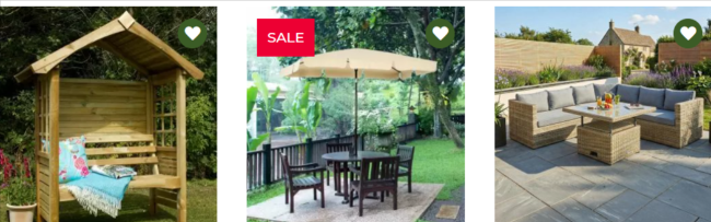 outdoor living with beautiful decorated furniture in the UK