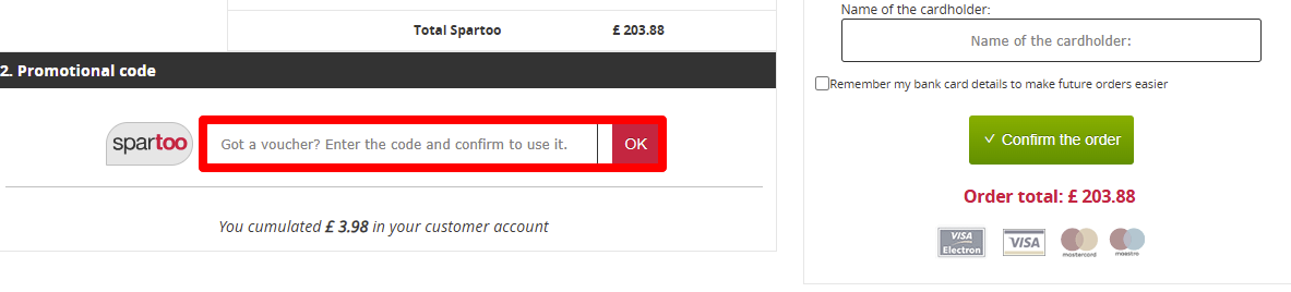 Paste your code in the red box highlighted below and click 'OK' to redeem it