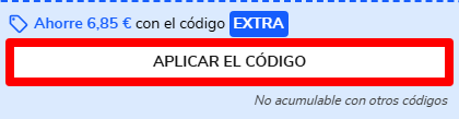 casilla para aplicar el cupón de direct volley