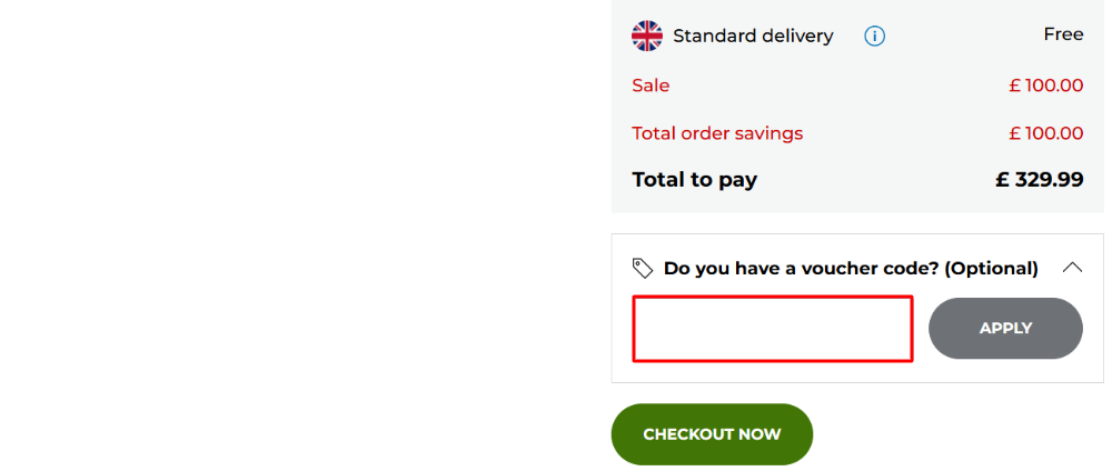 The Canon shopping basket page with where to paste the Canon promo code in a red box