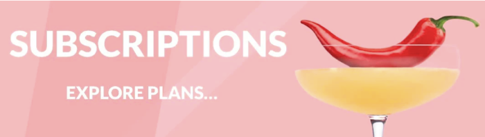 Get a plan that allows you to receive your cocktail box on time
