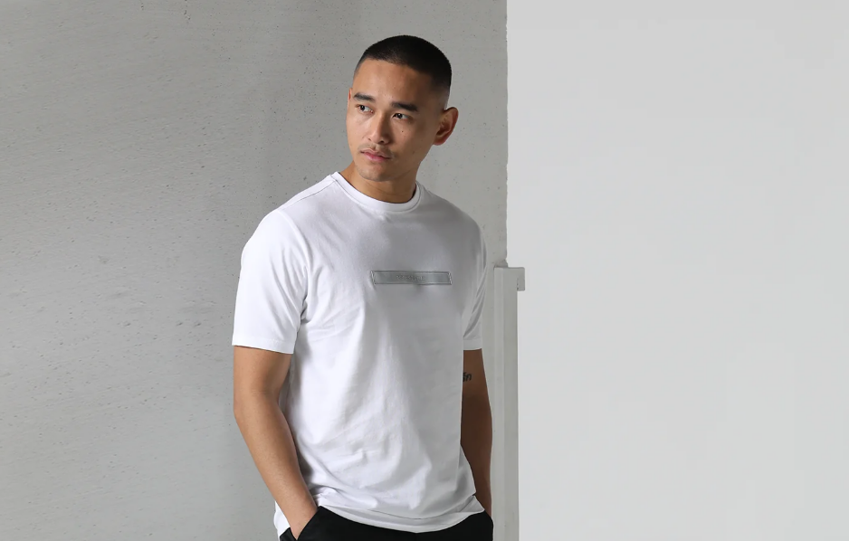 A white shirt from the 883 Police shirt catalogue