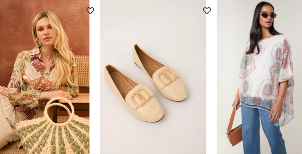 sale items displayed at white background