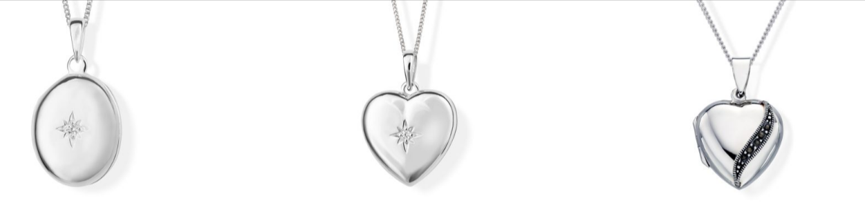 Autumn and May’s two locket pendants and a locket for engraving things