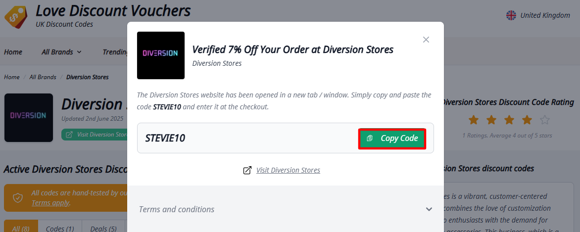 A red box is where you copy the code