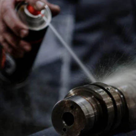 A Jenolite rust protection spray from the outlet section