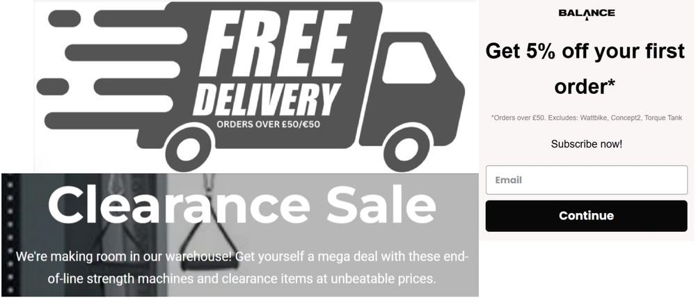 3 ways you cane save on your Balance Leisure order