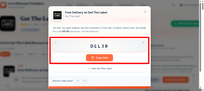 free delivery discount code voucher offer to shop with