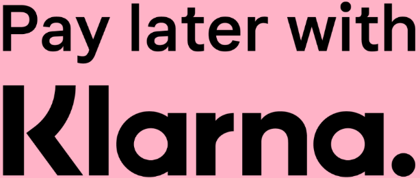 Klarna option shows on pink background