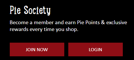 The Chunk of Devon loyalty program info banner from their website