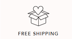 Chantecaille delivery box with the heart on top
