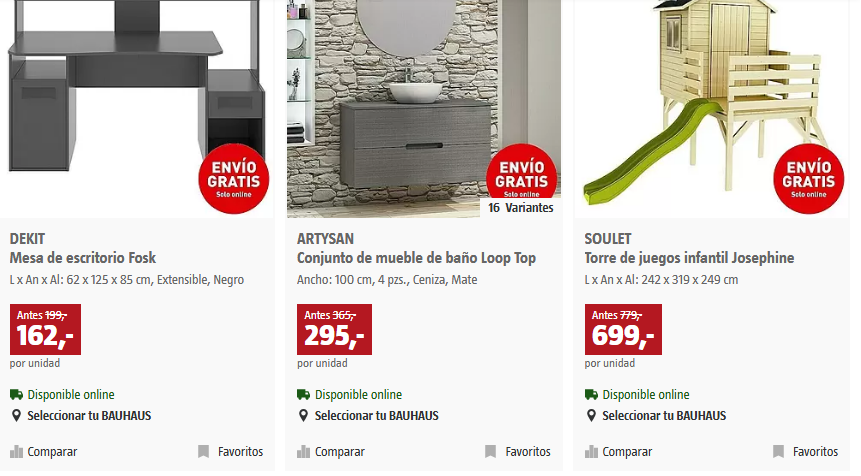 demostración de ofertas en la marca